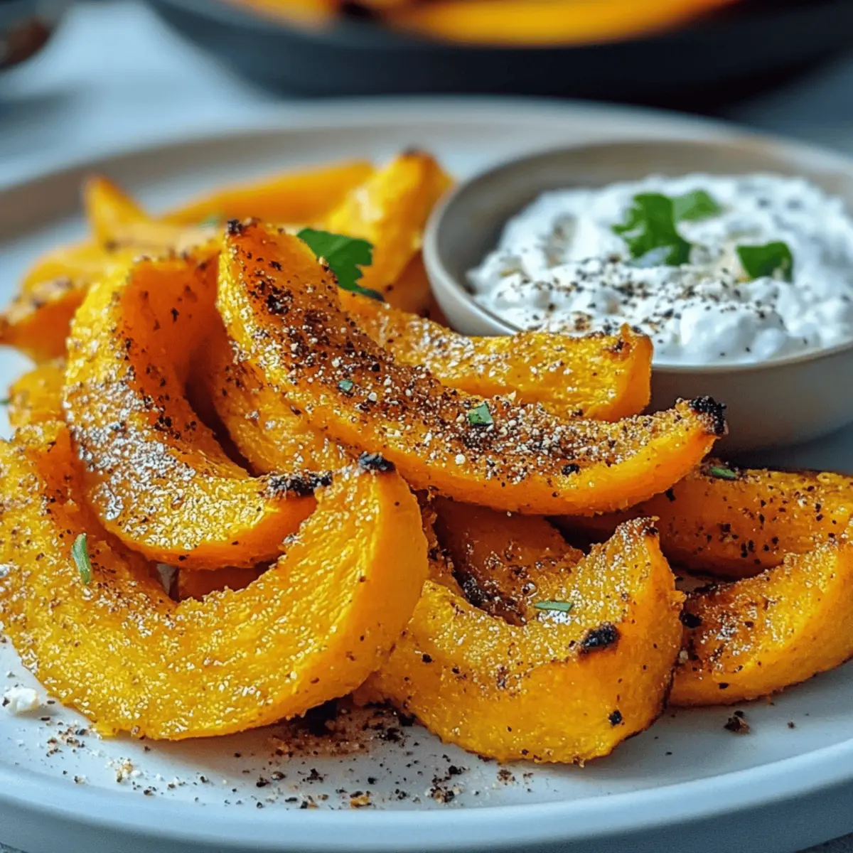 Kürbis in der Heißluftfritteuse: Knusprig & gesund