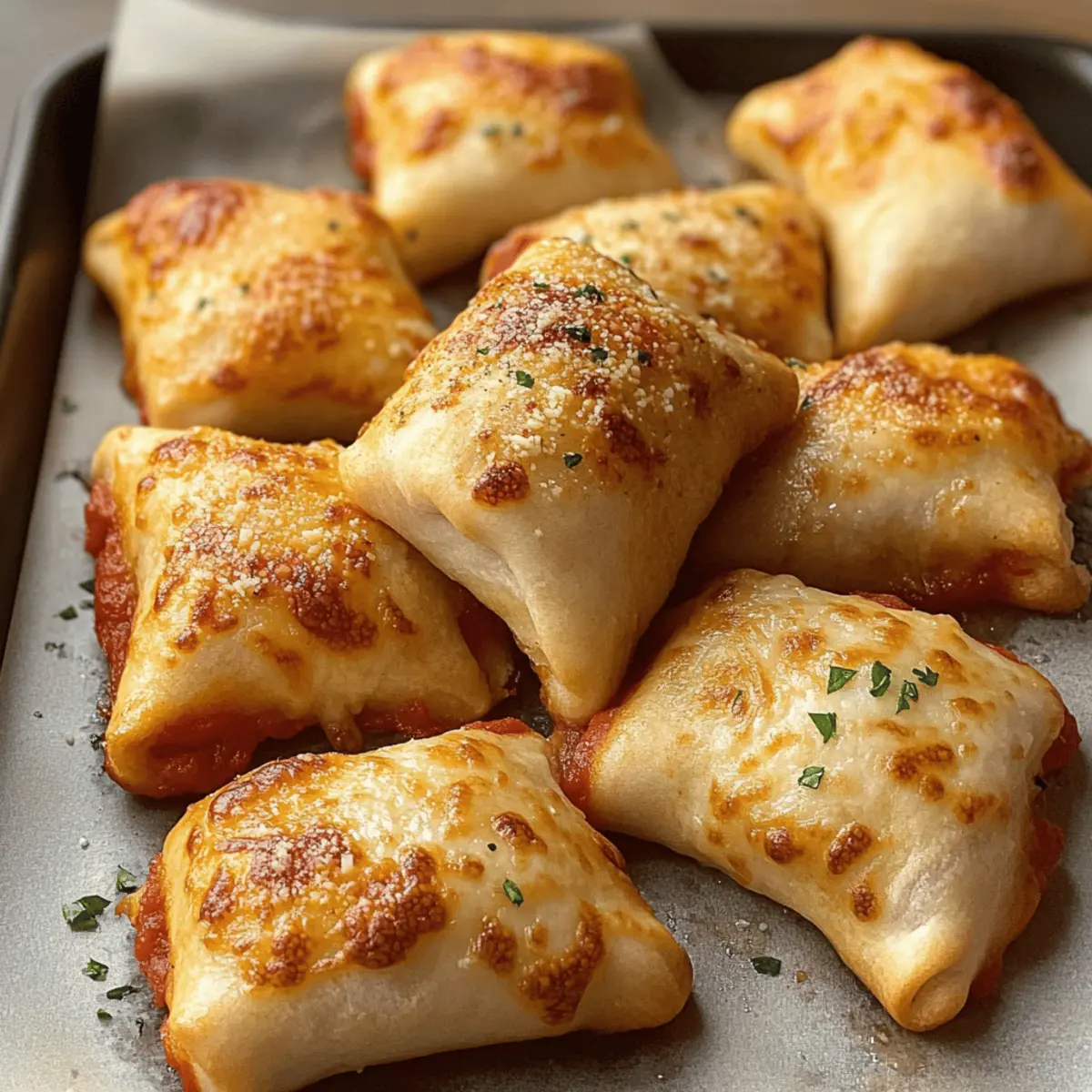 Luftfritteuse Pizza Röllchen - Schnelle Genuss-Häppchen