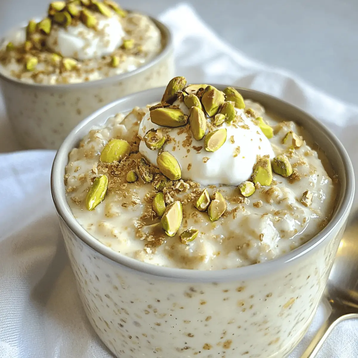 Pistazien Overnight Oats für einen energiereichen Morgen