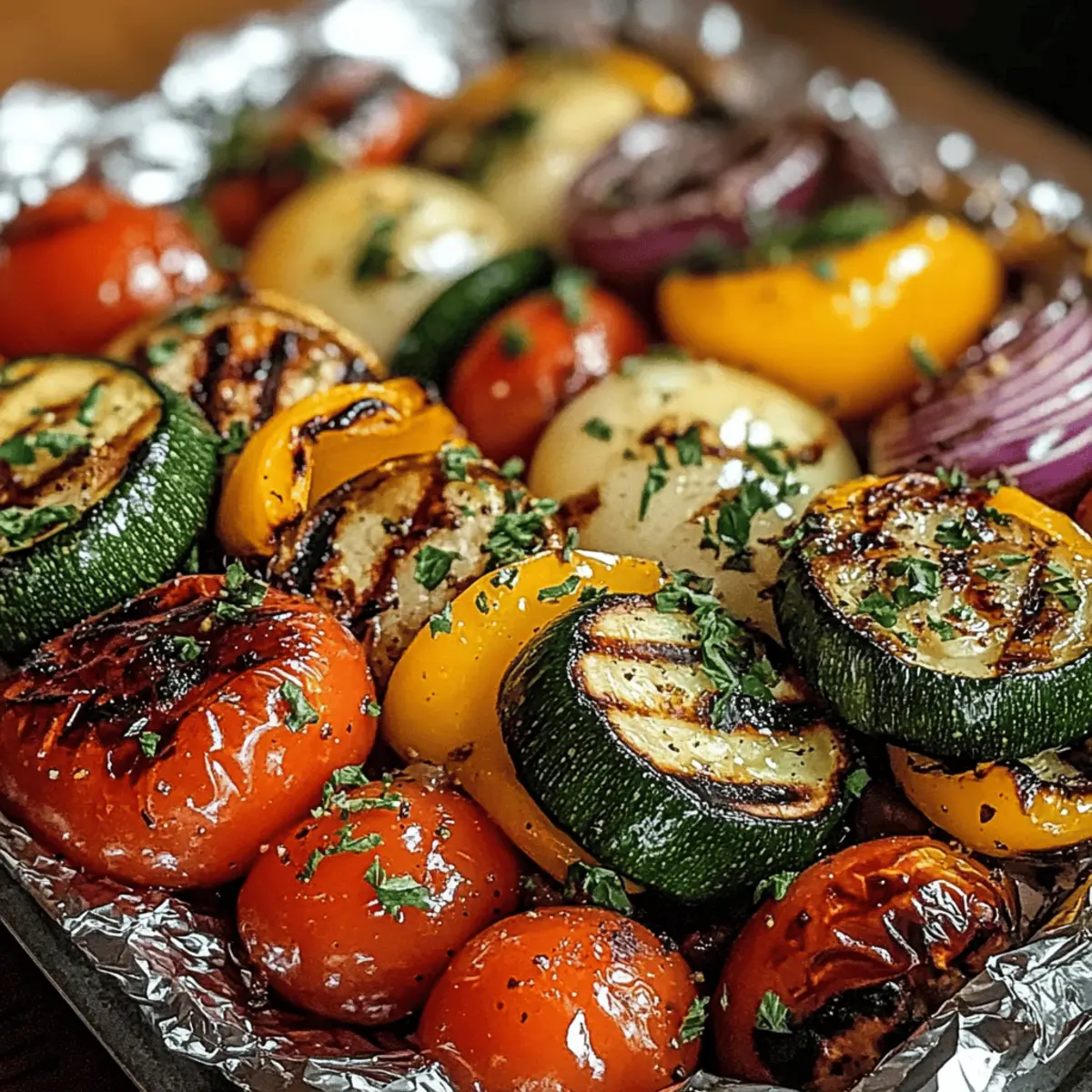 Grillgemüse-Päckchen für gesunde Grillabende