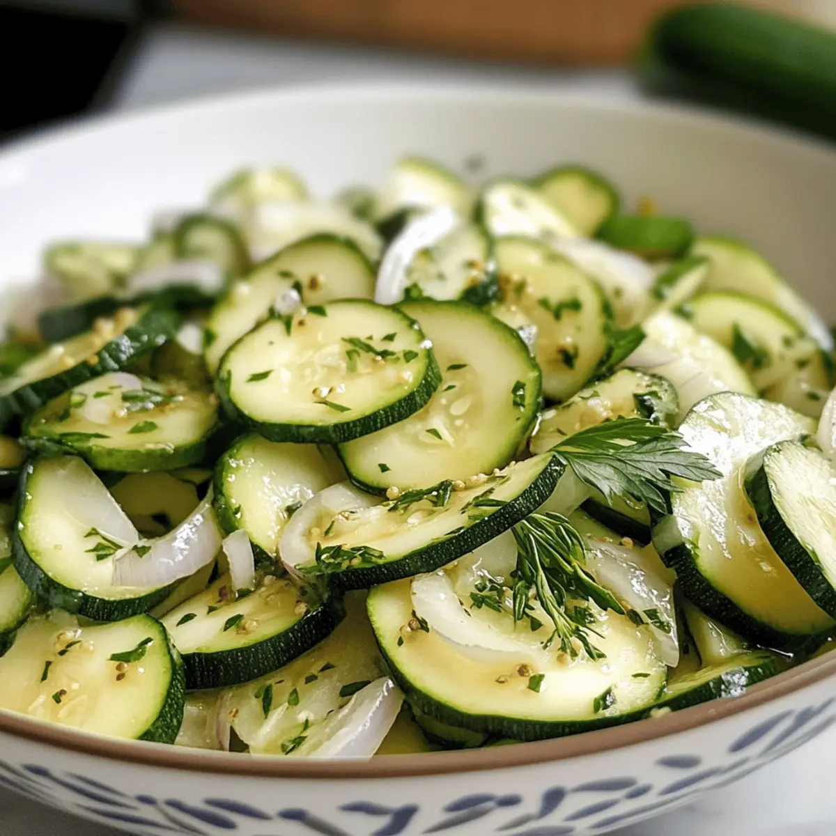 Schüttelzucchini: Erfrischender Sommer-Salat