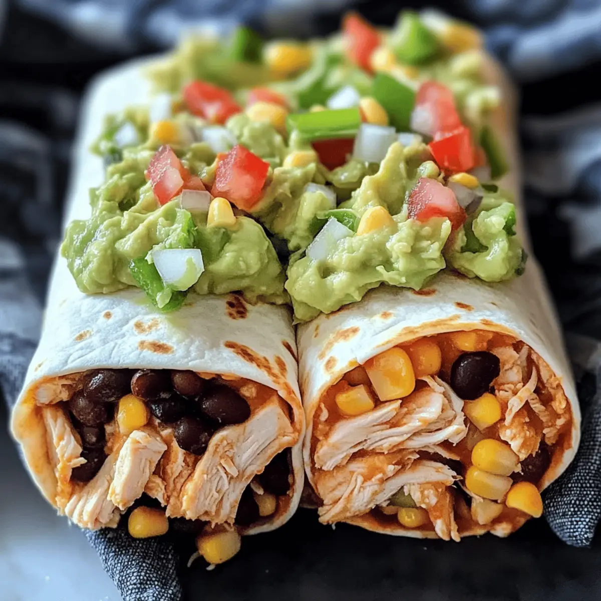 Sieben-Schichten-Hühnchen-Burritos für jeden Anlass
