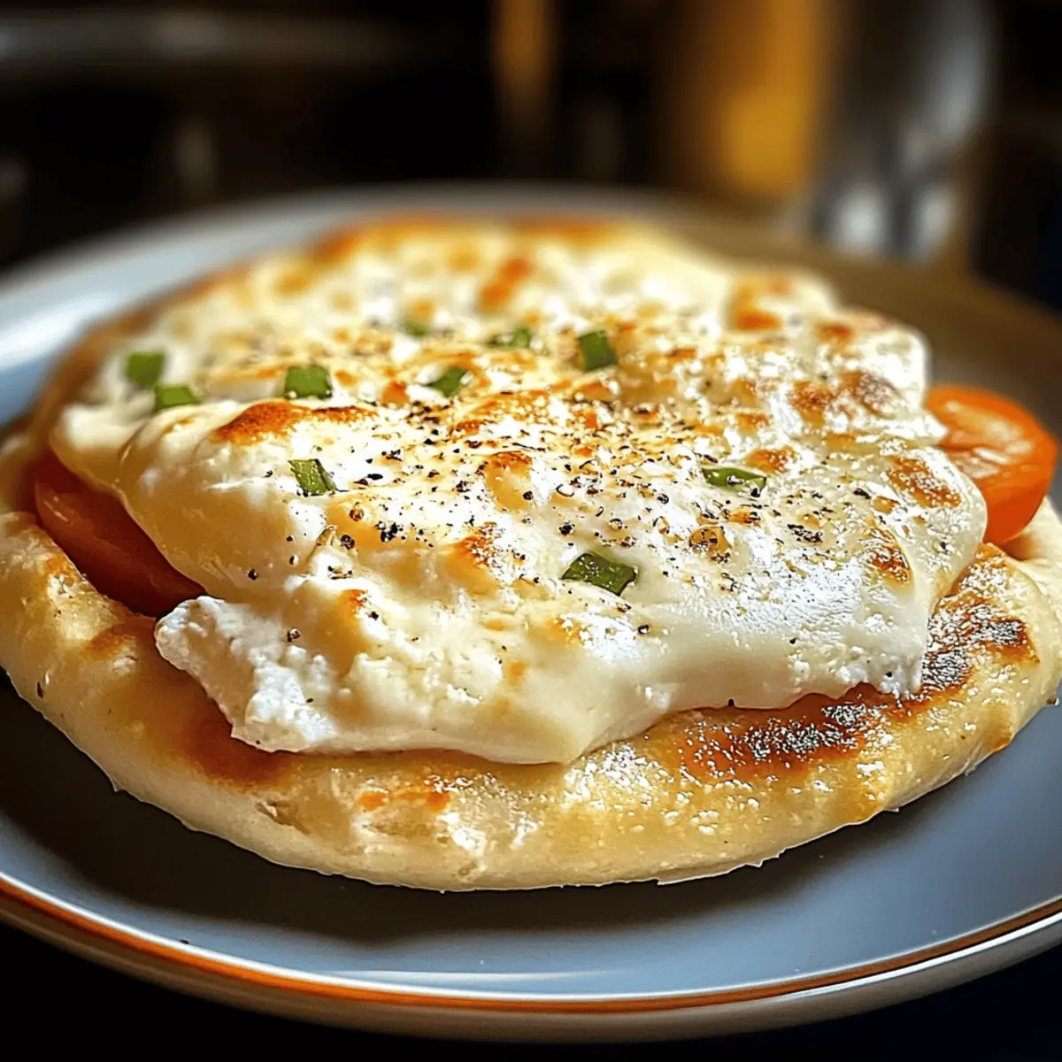 Heißer Schafskäse im Fladenbrot – Einfach lecker!