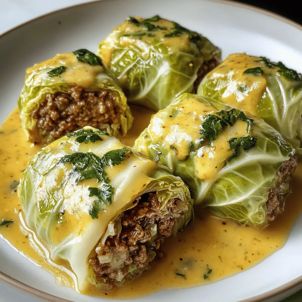 Wirsingrouladen mit Senfsauce: Herzhaft & Einfach