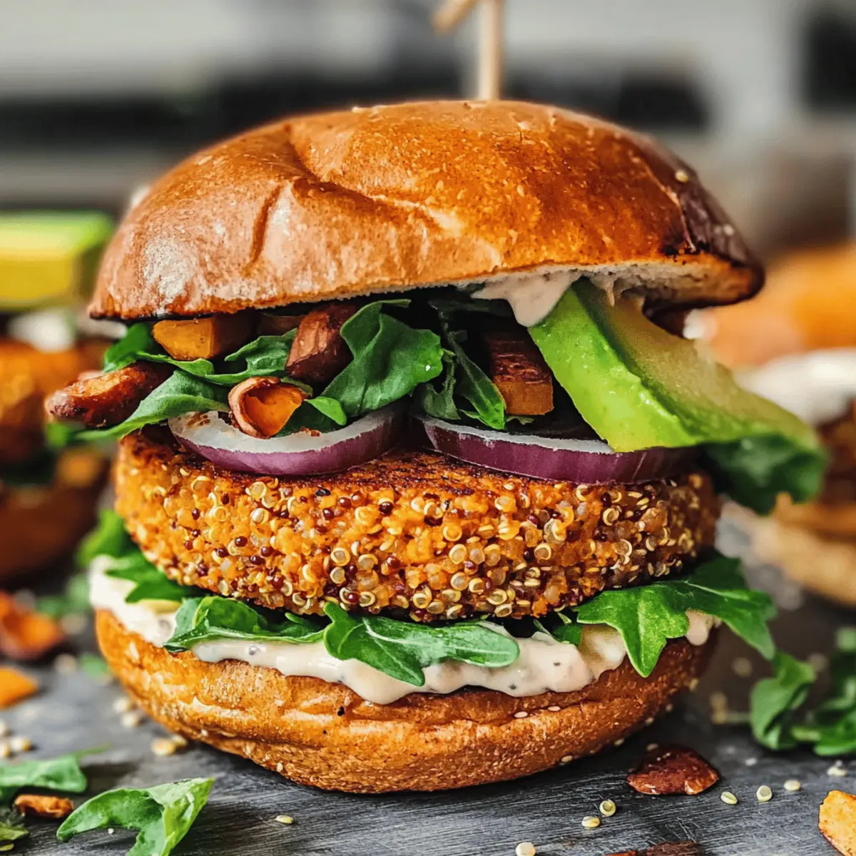 Veganer Kürbisburger ganz einfach selbstgemacht
