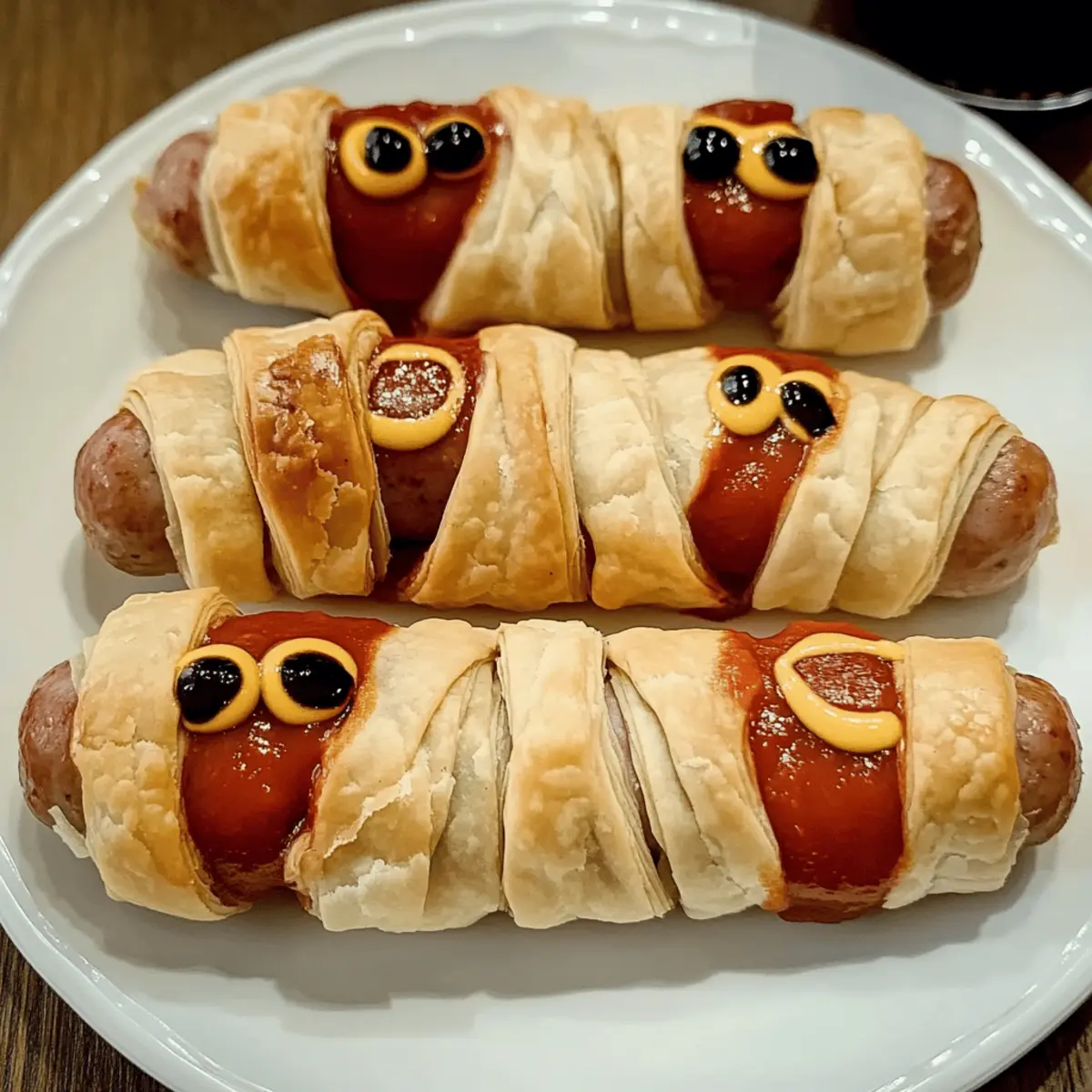 Blätterteig-Würstchen-Mumien für perfekte Halloween-Partys