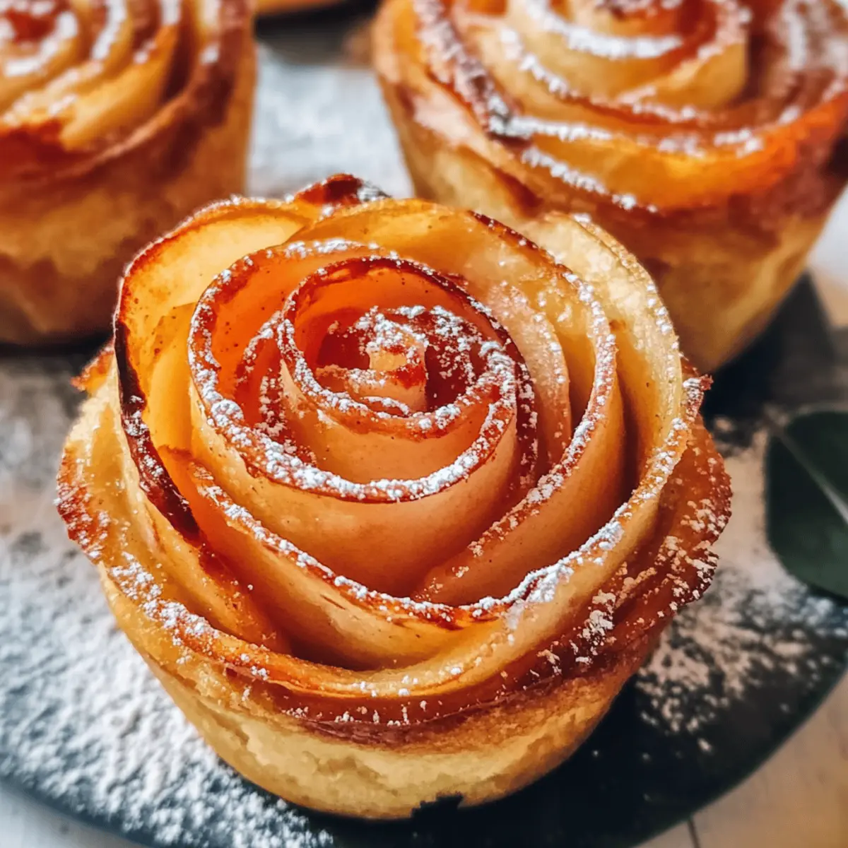 Apfelrosen Muffin – Vegane Kunstwerke aus Äpfeln