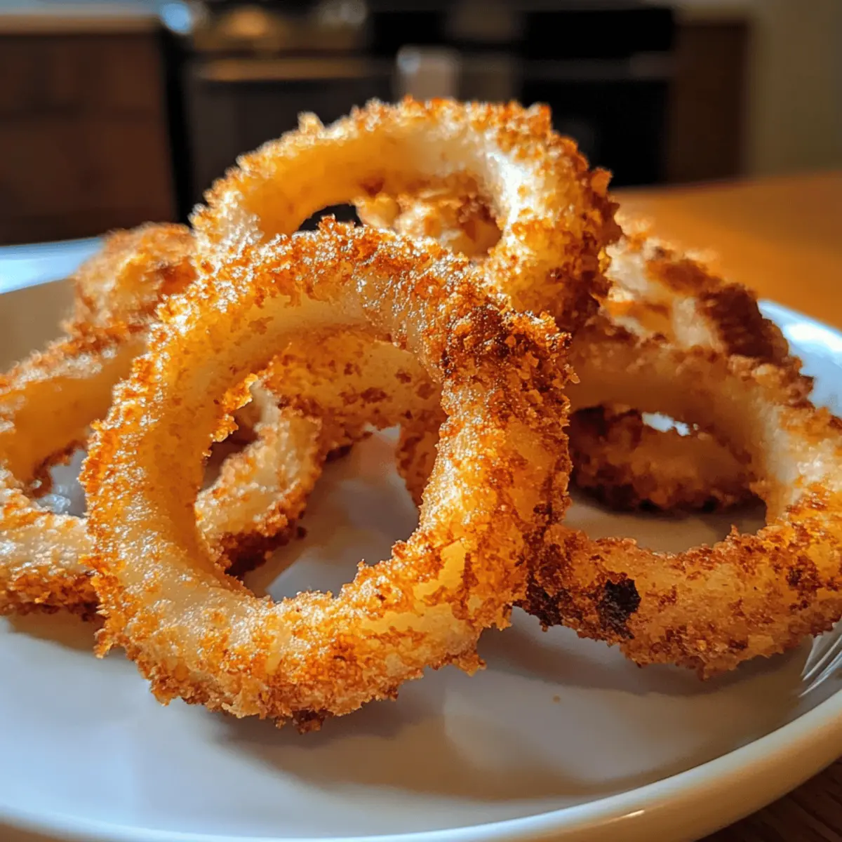Luftfritteuse Zwiebelringe perfekt knusprig genießen