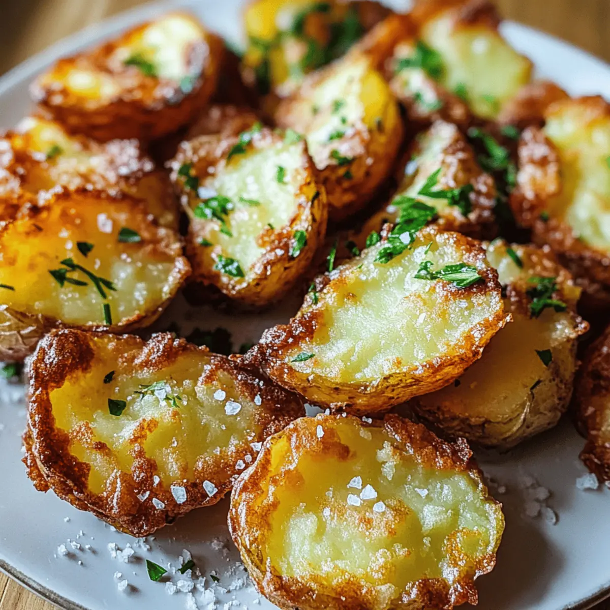 Knusprige Quetschkartoffeln ganz einfach zubereitet