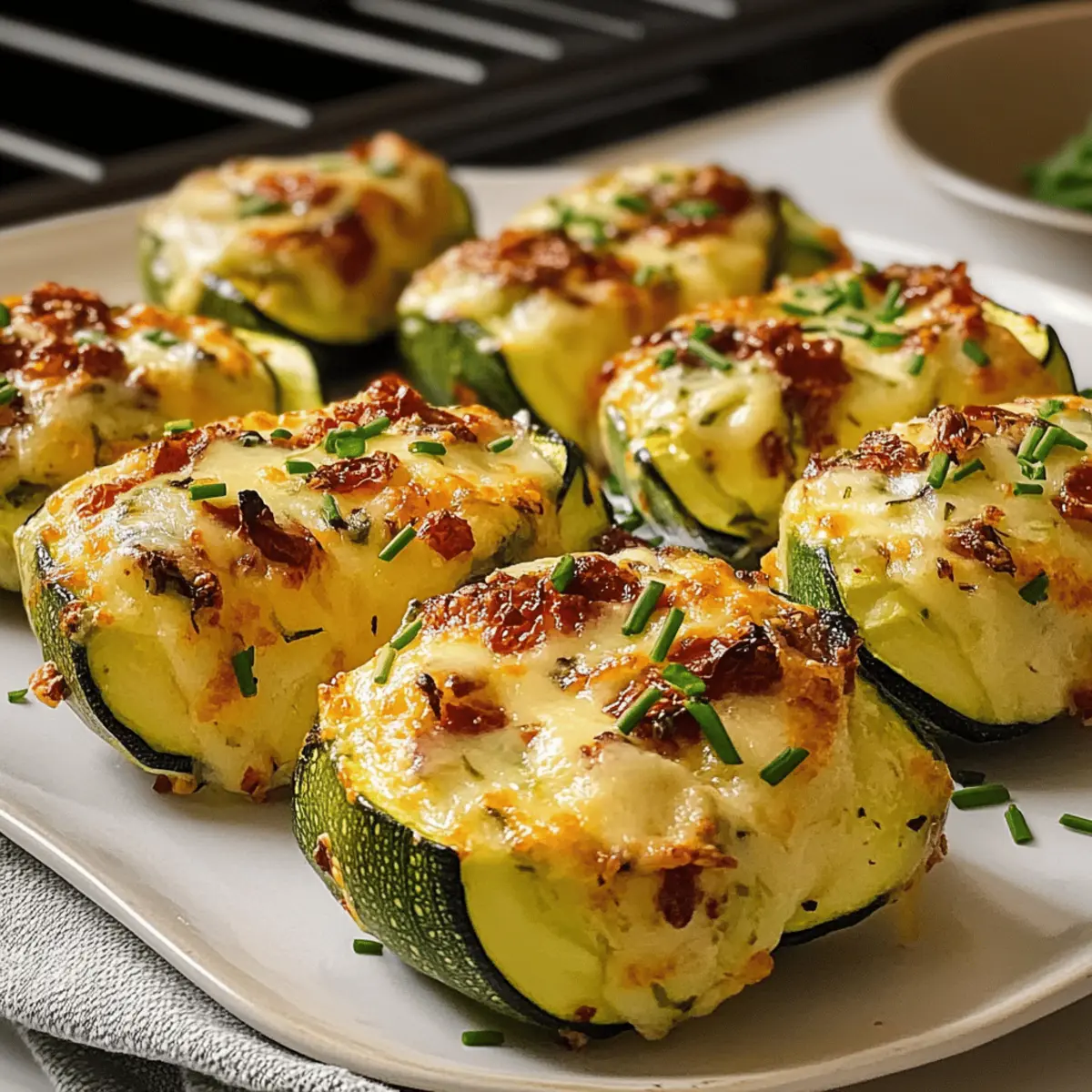 Schnelle Zucchini-Röllchen aus dem Ofen genießen