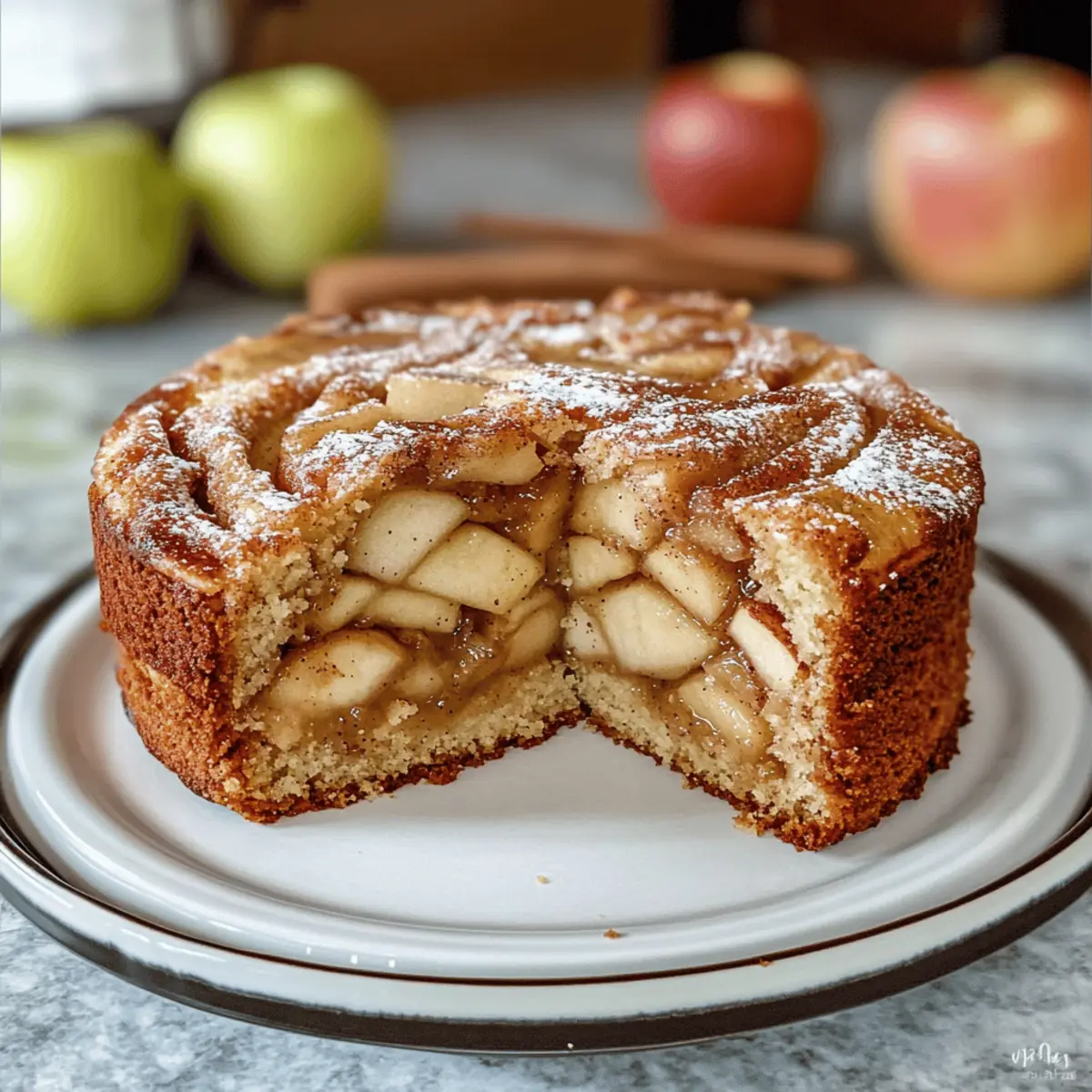 Zimtschnecken Apfelkuchen für gemütliche Nachmittage