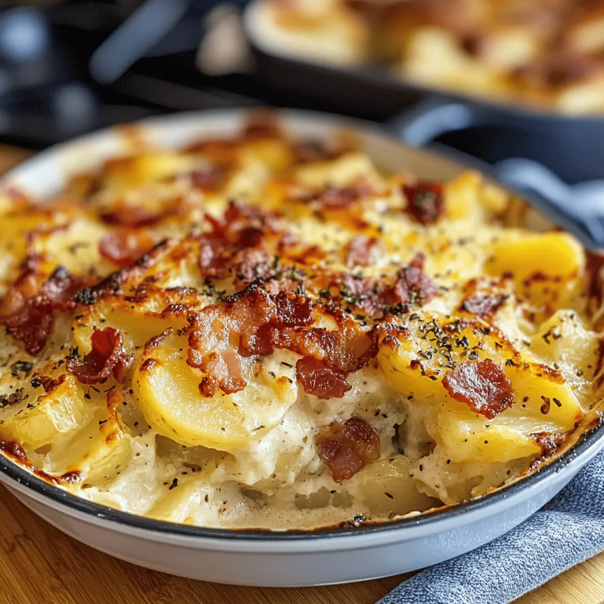 Carbonara Kartoffelauflauf für die ganze Familie
