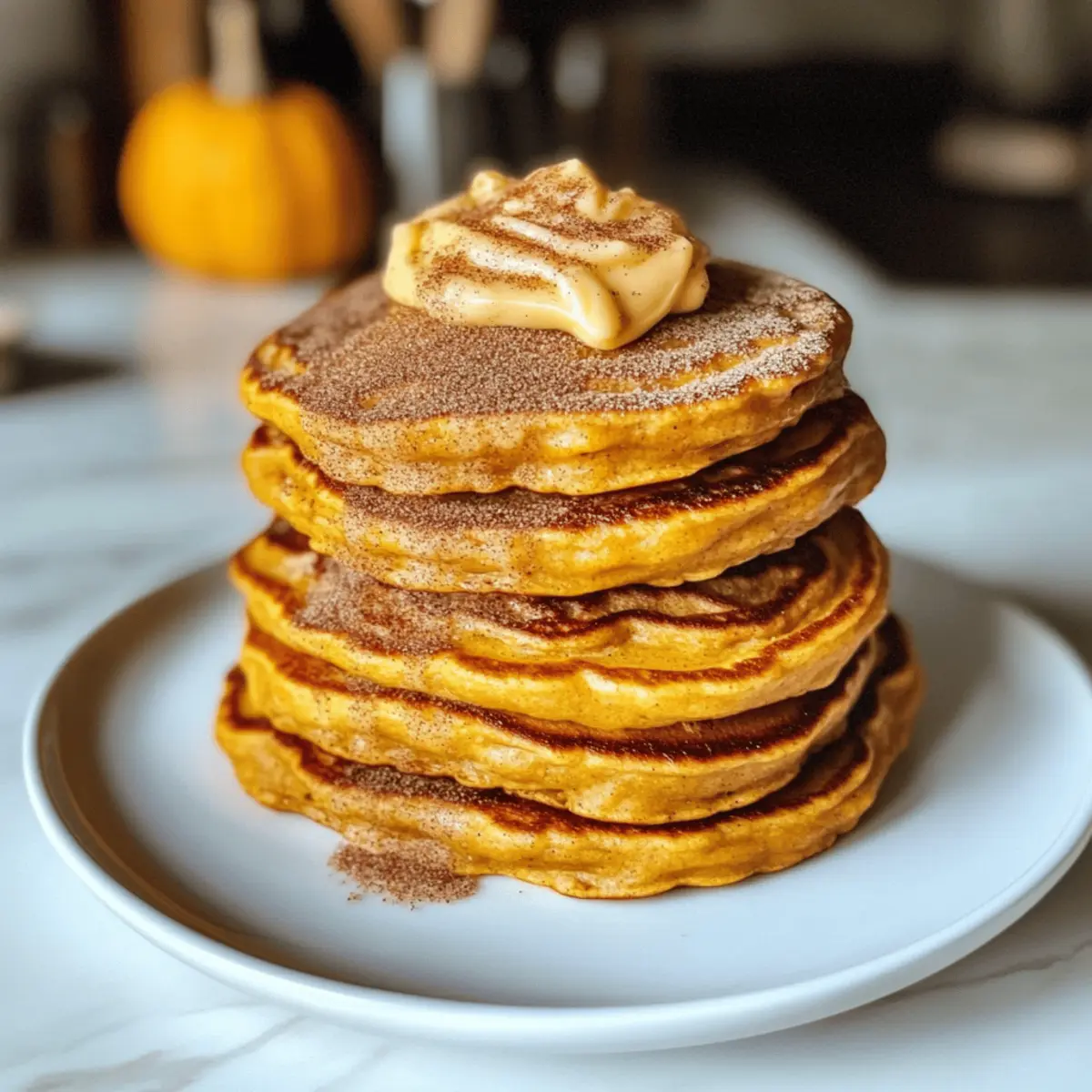 Gilmore Girls Kürbispfannkuchen mit Zimtbutter
