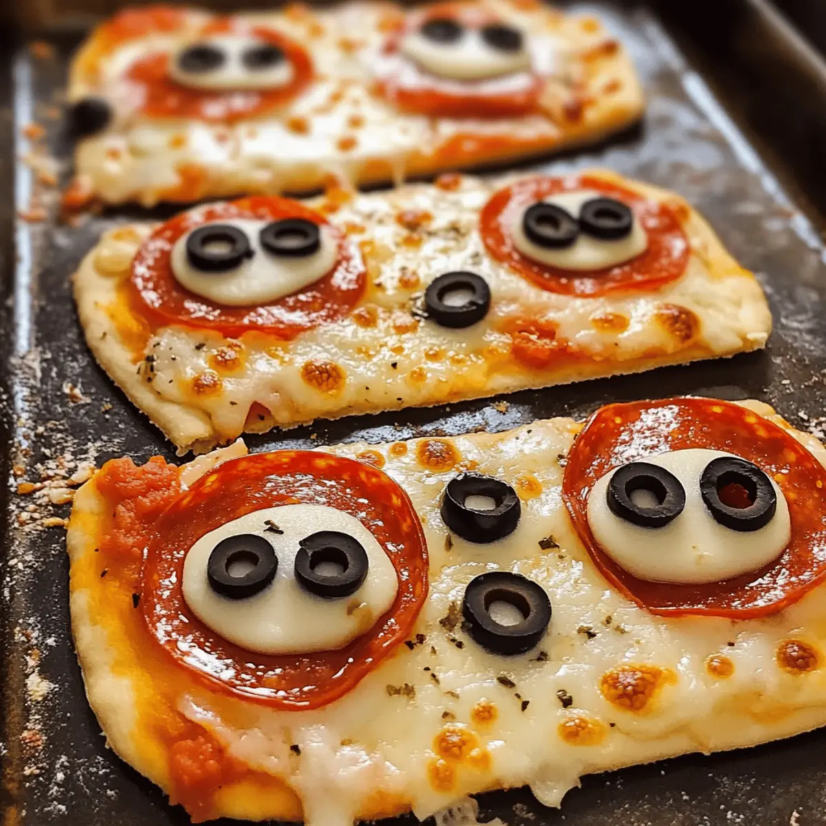 Peasy Mini Halloween Pizza für deine Spooky Party