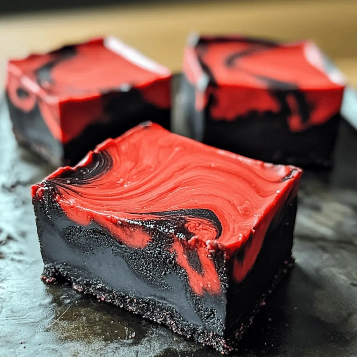 Vampir-Fudge – Ein gruseliges Halloween-Dessert