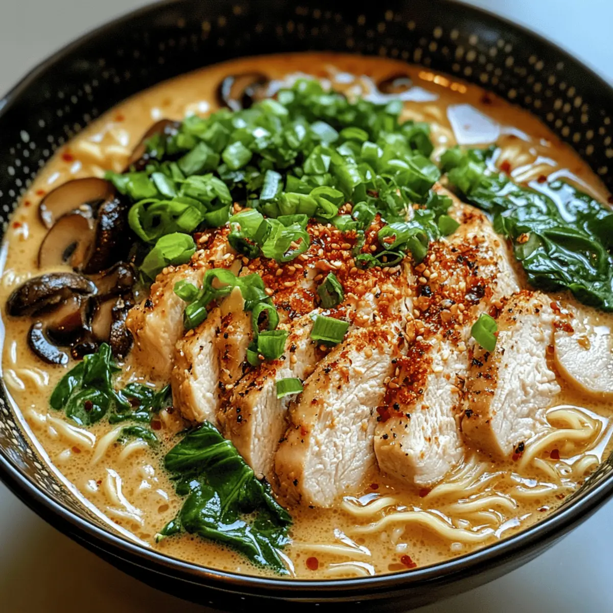 Heirate mich Hähnchen Ramen: Cremige umami Liebeserklärung