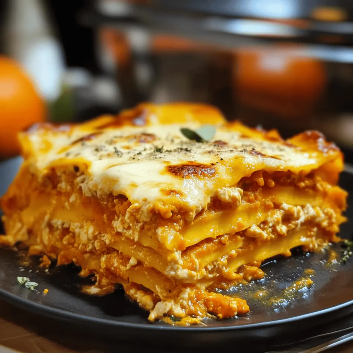 Leckere Kürbislasagne für den perfekten Herbstabend