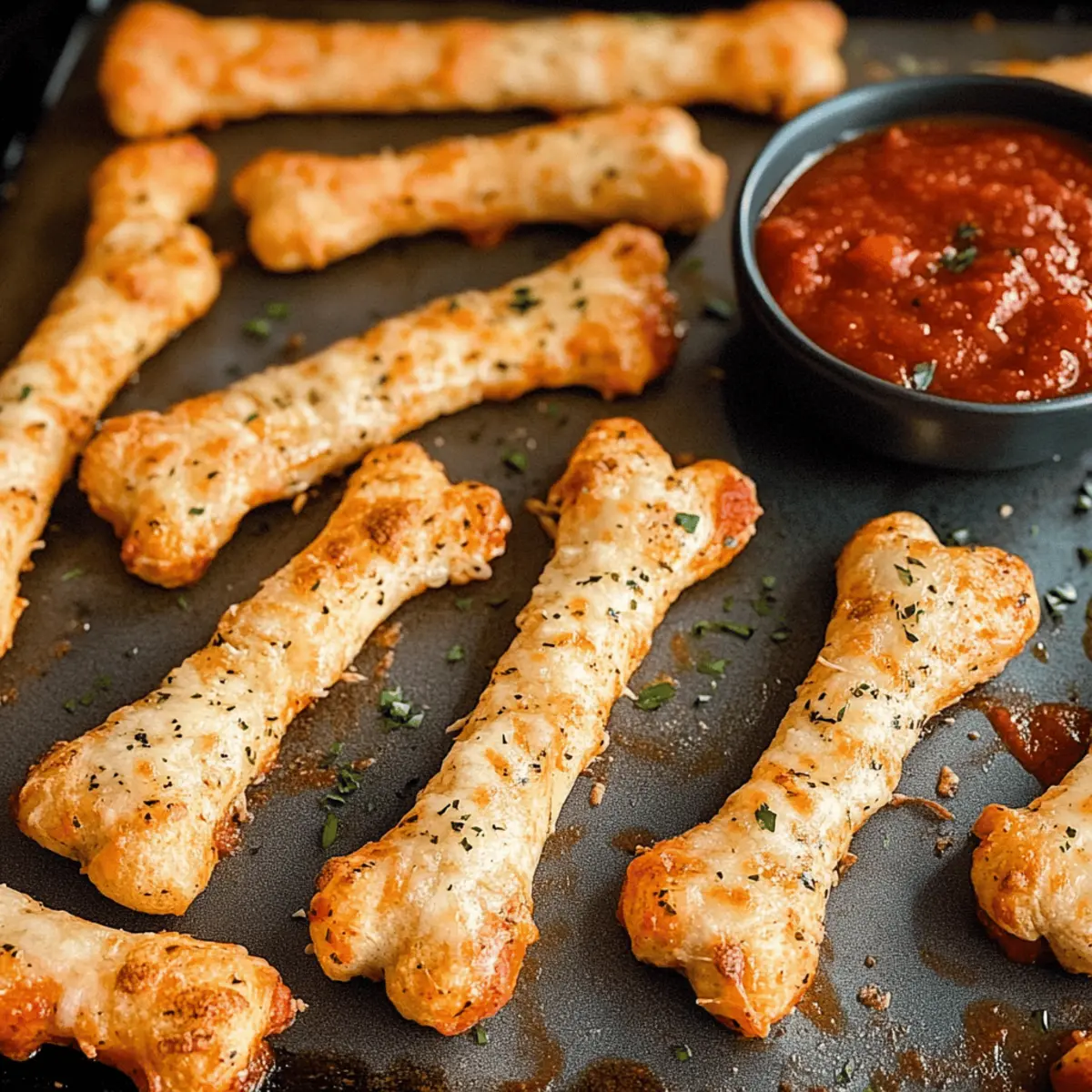 Gruseliger Käse-Halloween-Brotstangen-Knochen Rezept