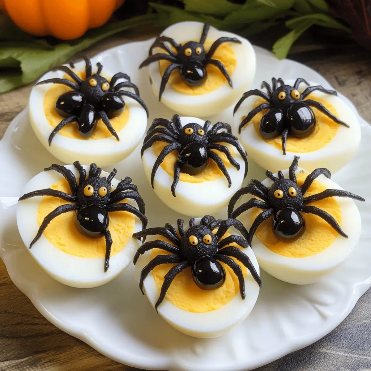 Gruselige Spinneneier für deine Halloweenparty