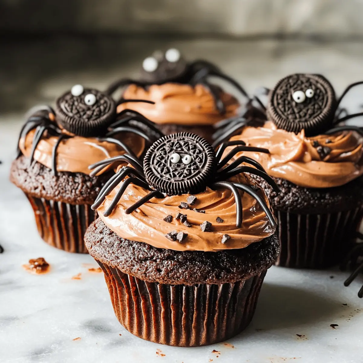 Halloween Muffins mit Oreo: Süß und Spooky Spaß