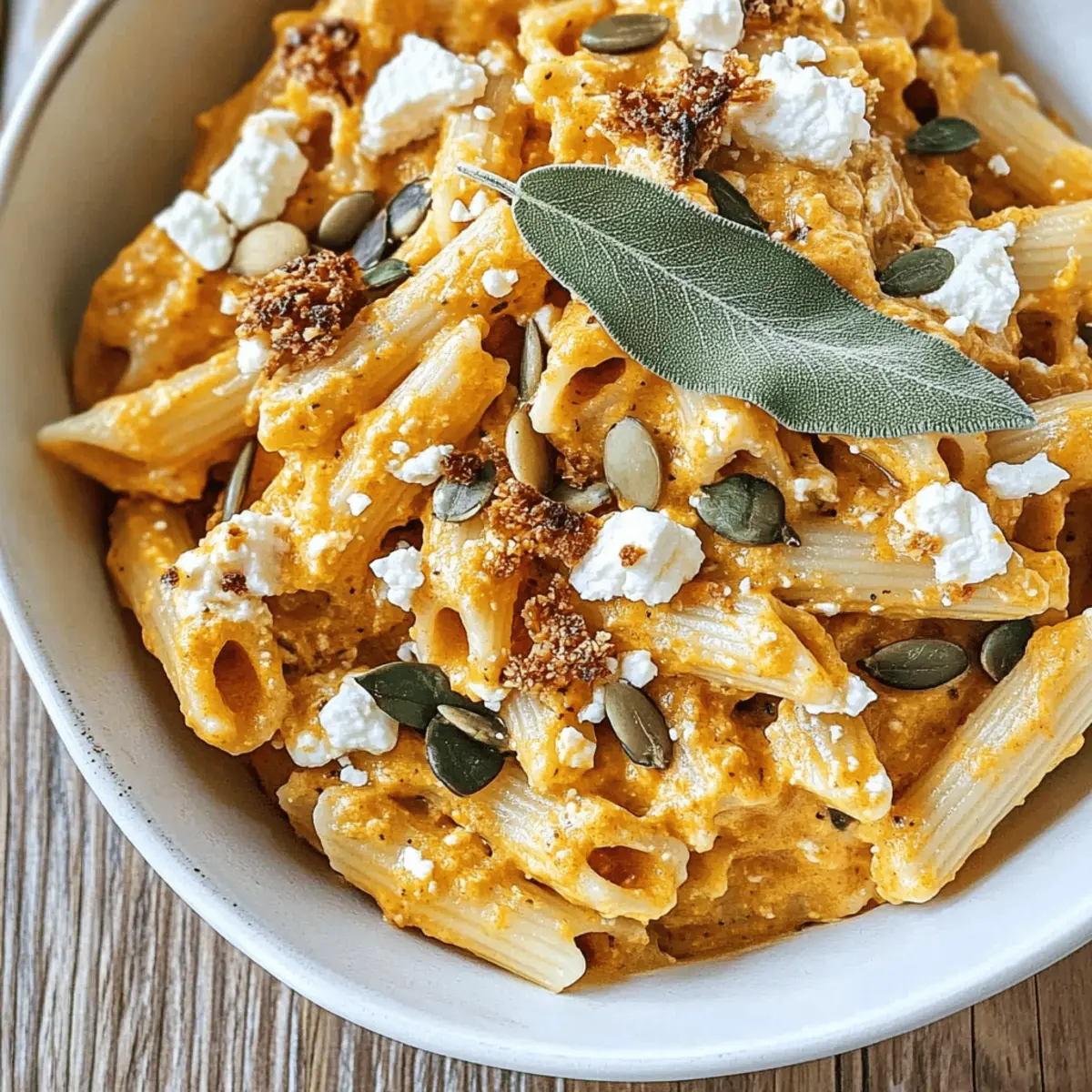 Kürbis-Feta-Nudeln: Ein herbstlicher Genuss