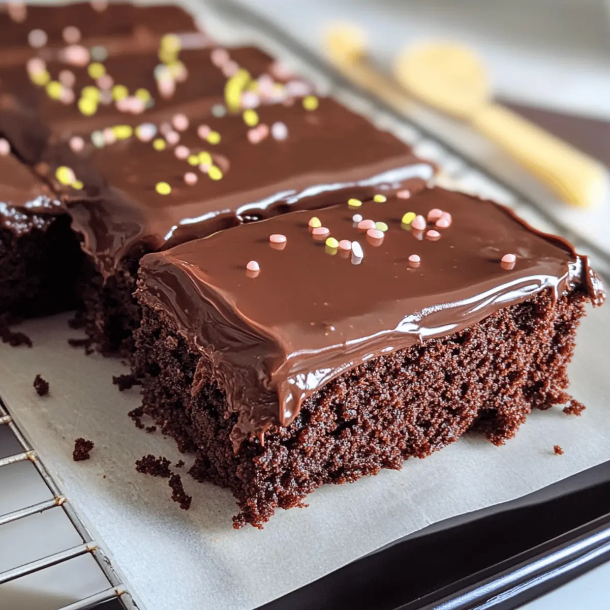 Schokokuchen vom Blech für jede Feier