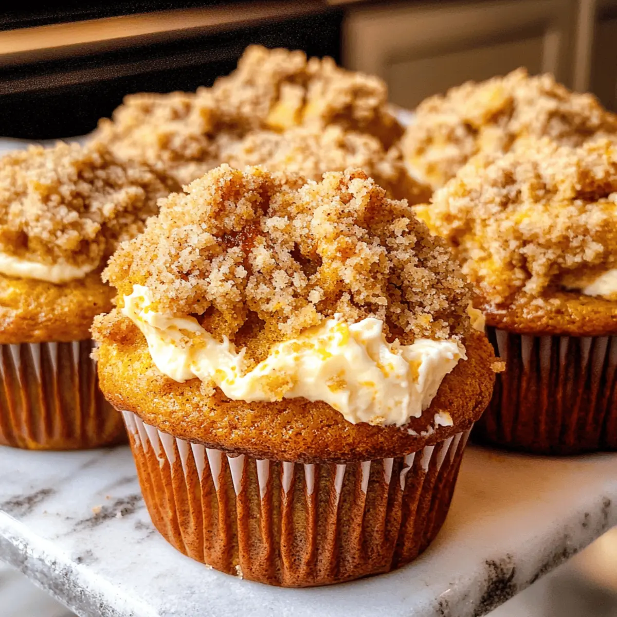 Kürbis Frischkäse Muffins für den perfekten Herbst