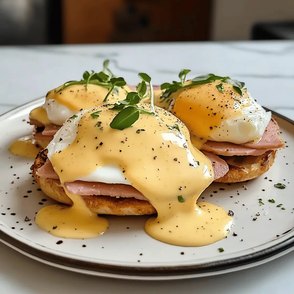 Ein unglaubliches Rezept für Eier Benedikt