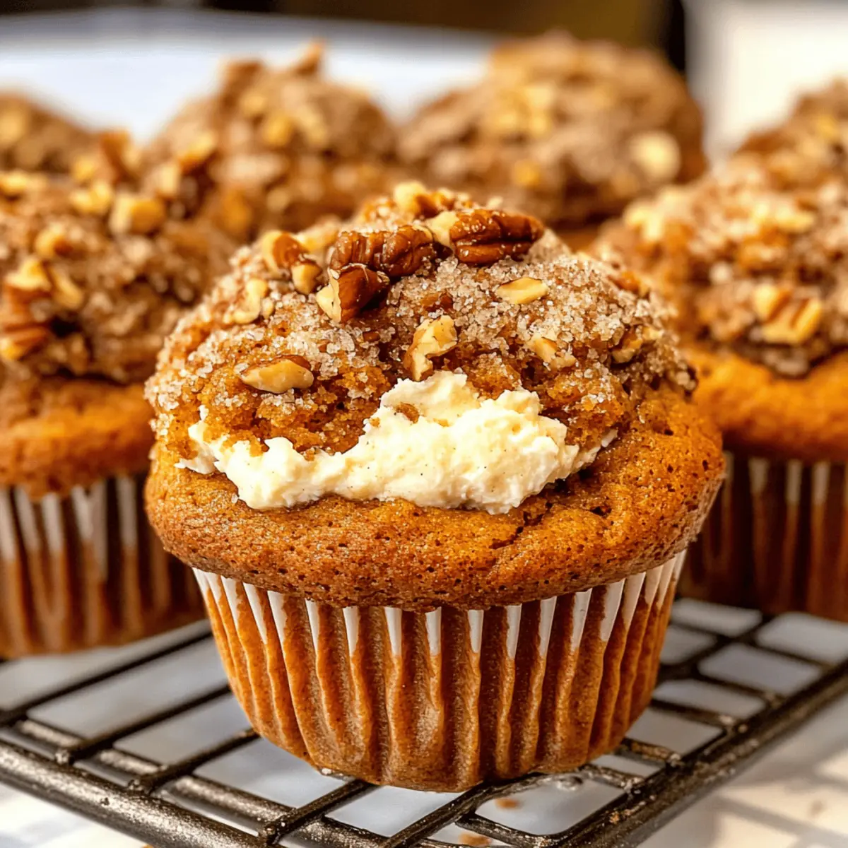 Kürbis-Frischkäse-Muffins für den perfekten Snack