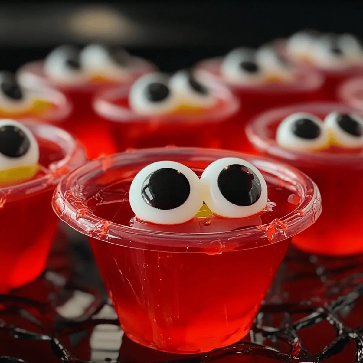 Halloween Augen-Jello-Shots für deine Halloween-Party
