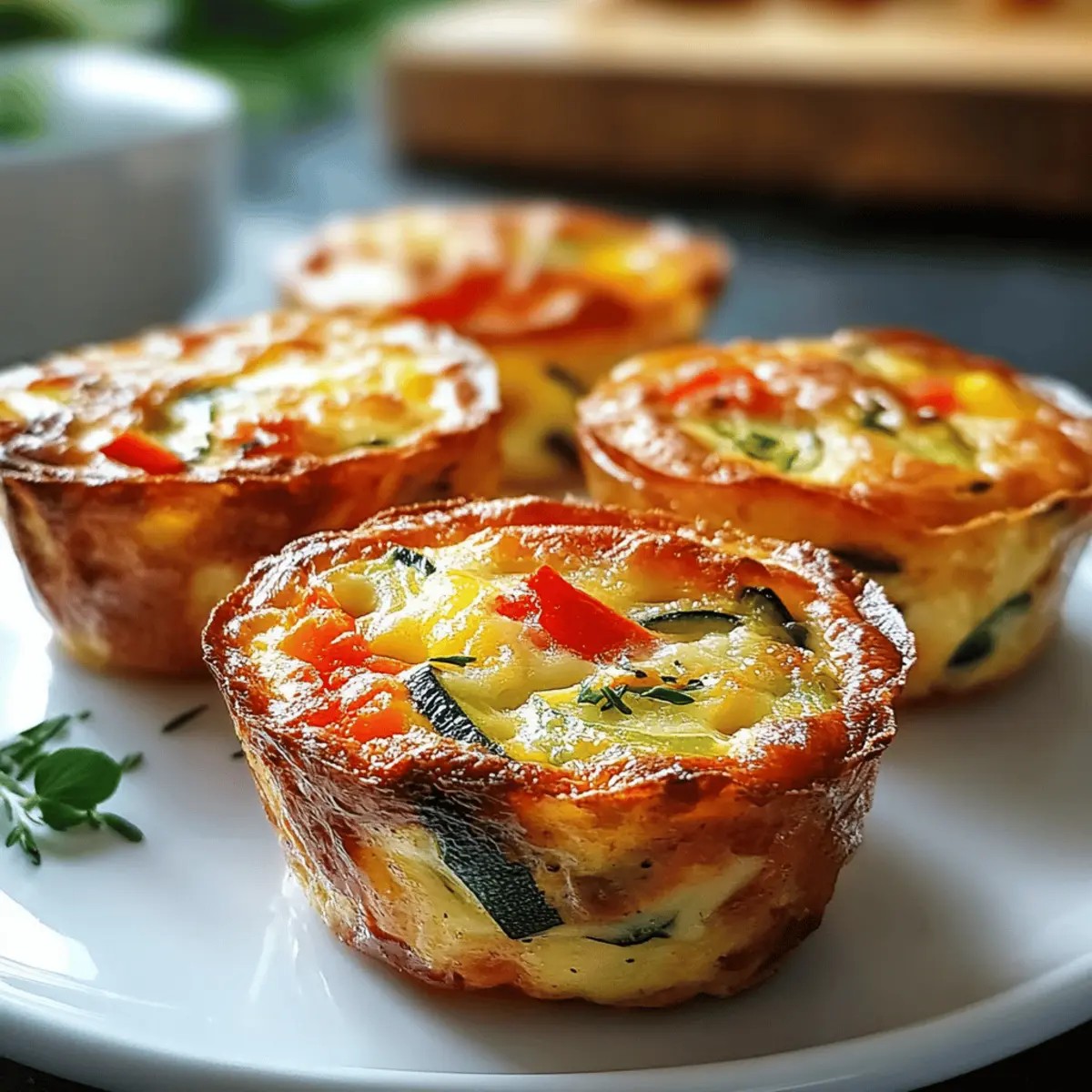 Mini-Quiches mit Gemüse einfach selbstgemacht
