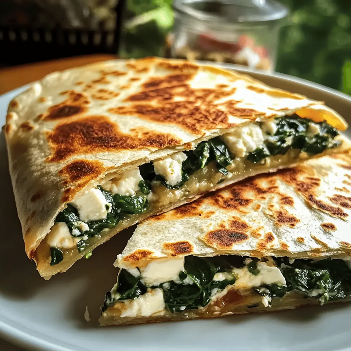 Spinat-Feta-Quesadillas in 15 Minuten zaubern
