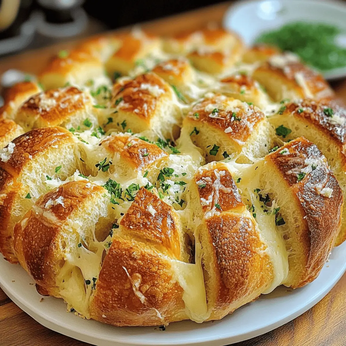 Knoblauch Parmesan Zupfbrot Rezept Einfach und Schnell