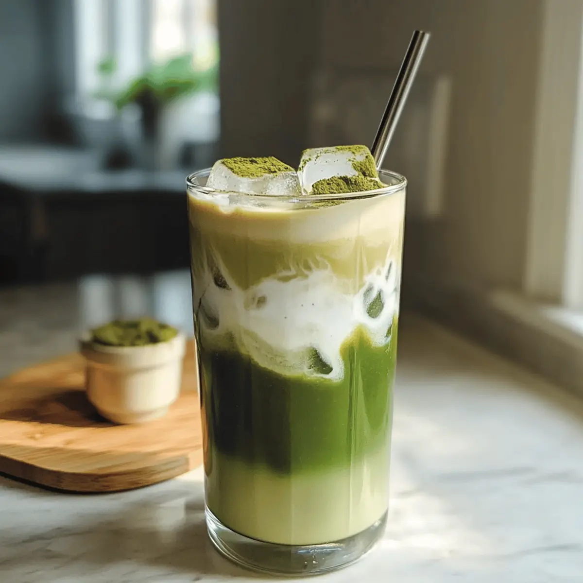 Eisgekühlter Matcha Latte: So cremig und lecker