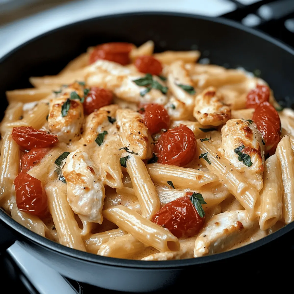 Hühnchen Mozzarella Pasta in 30 Minuten zaubern