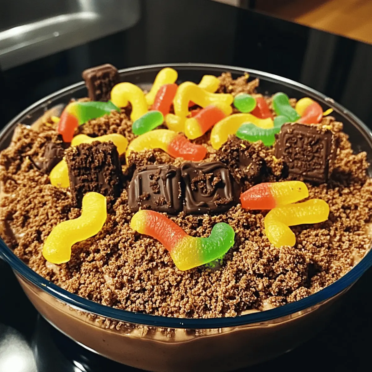 Schokopudding zu Halloween einfach und lecker
