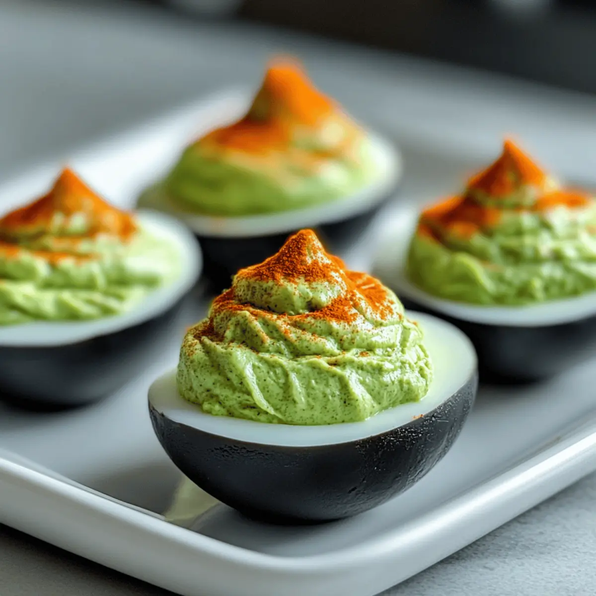 Gespenstische Halloween-Eier für deine Feier