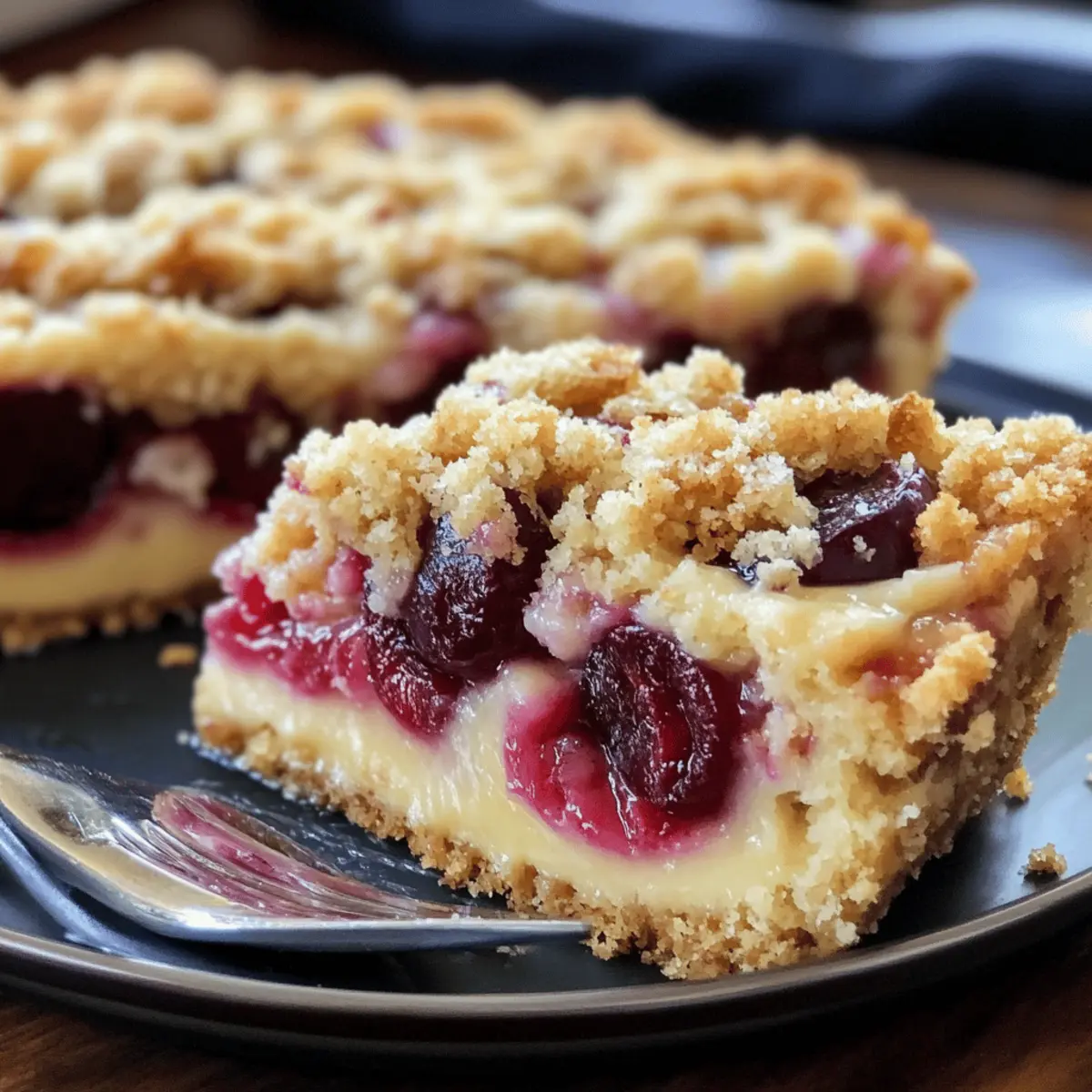 Pflaumenkuchen mit Pudding und Streusel genießen