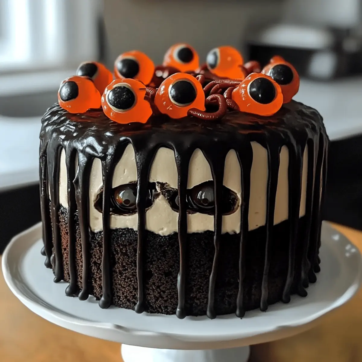 Schaurige Halloween-Kuchen für Halloween-Feiern