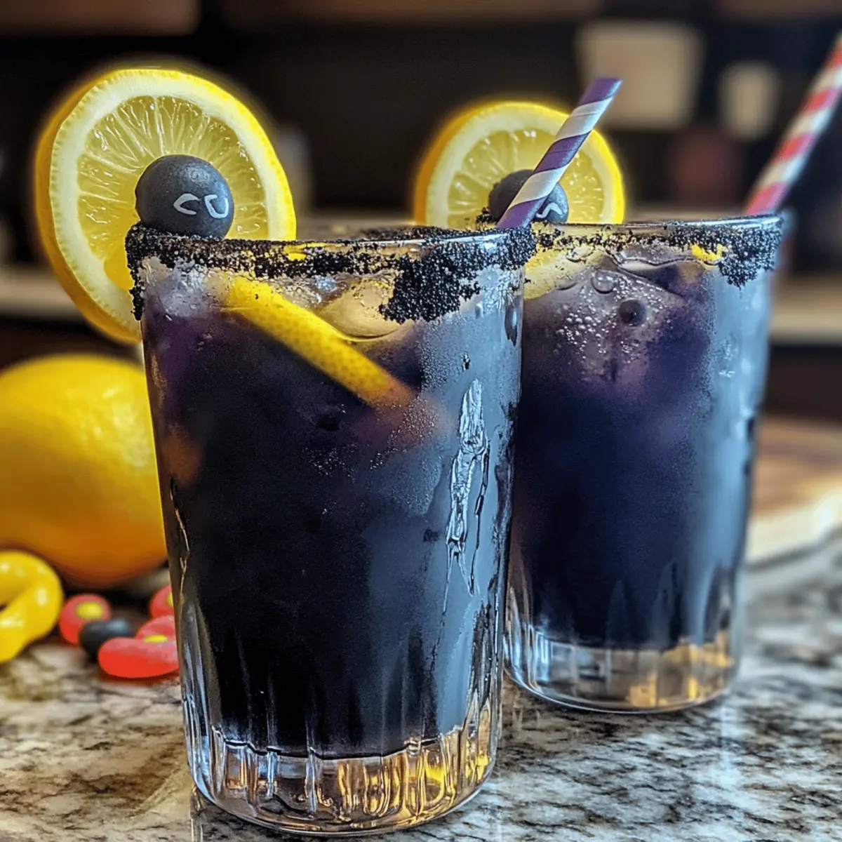 Hexenbrühe Limonade für Halloween-Feiern