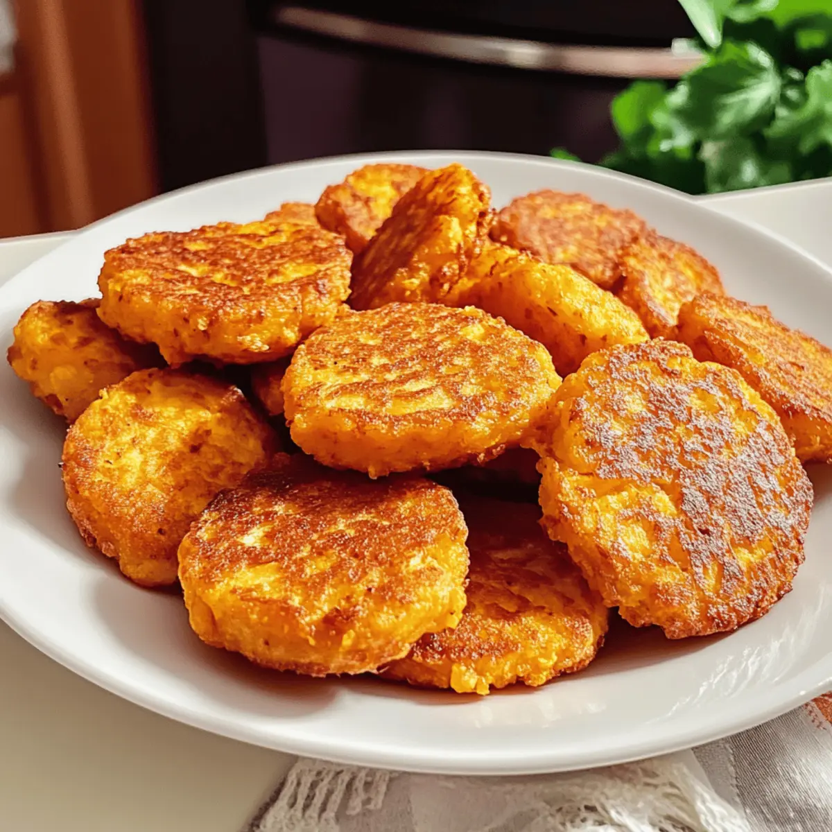 Kürbis Kartoffel Puffer für einen knusprigen Herbstsnack