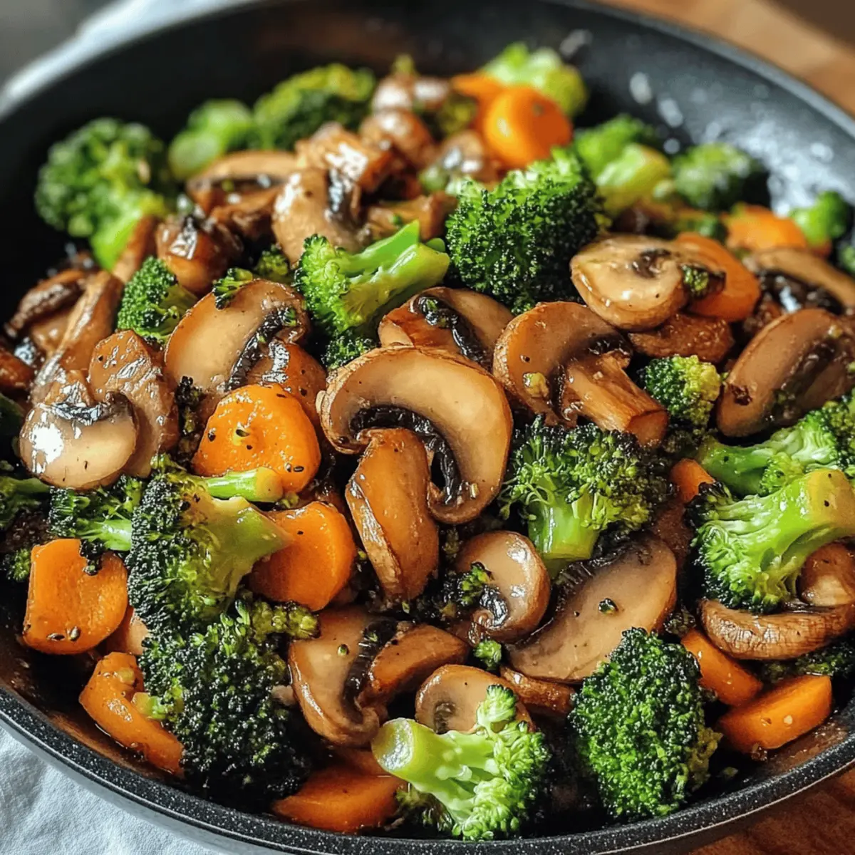 15-Minuten-Pfanne mit Champignons für Eilige