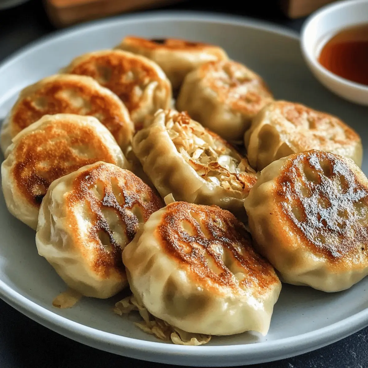 Gebratener Kohl und Nudelbrötchen vegan genießen