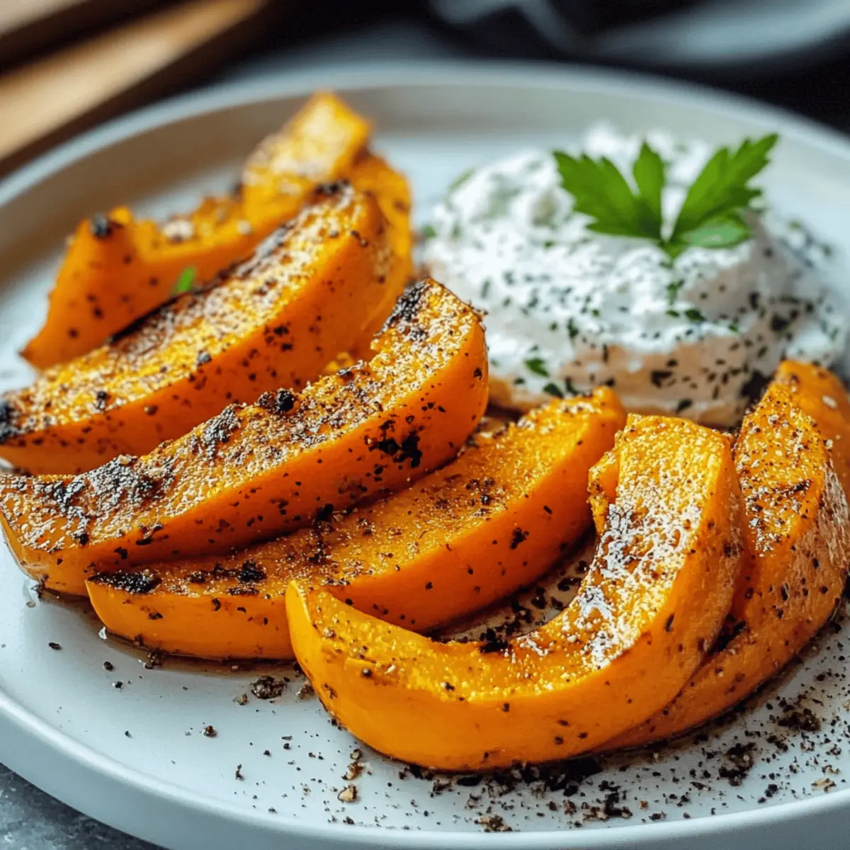 Kürbis in der Heißluftfritteuse einfach und lecker