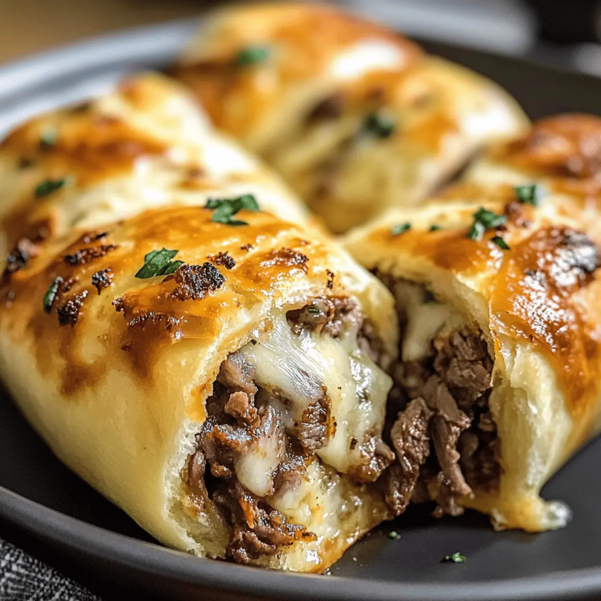 Keto Philly Cheesesteak Rollen für echte Genussmomente