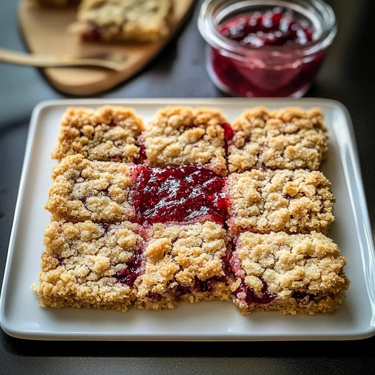 Delicious crumble cookies mit Marmeladenfüllung