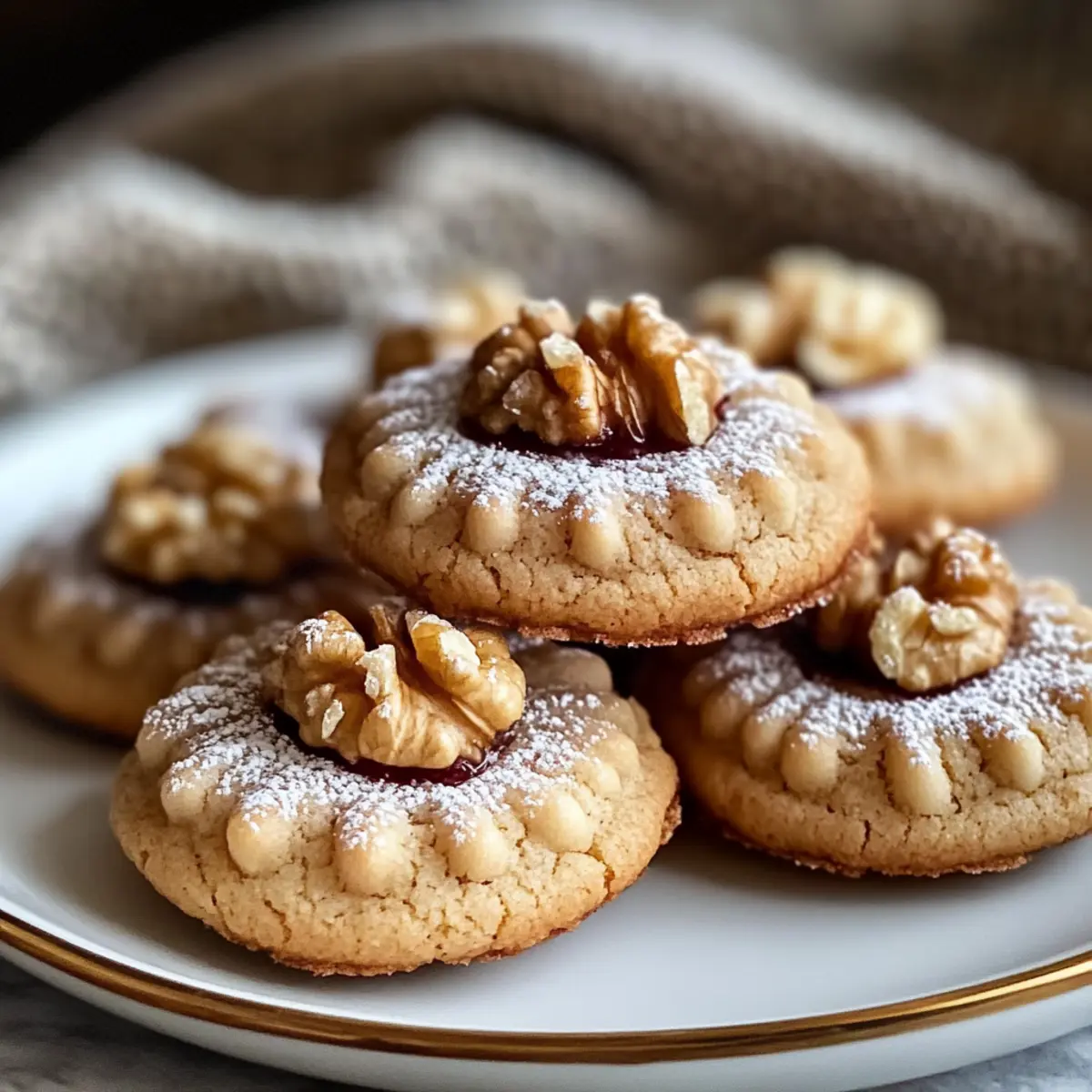 Omas Walnuss Marzipan Plätzchen einfach selbst machen