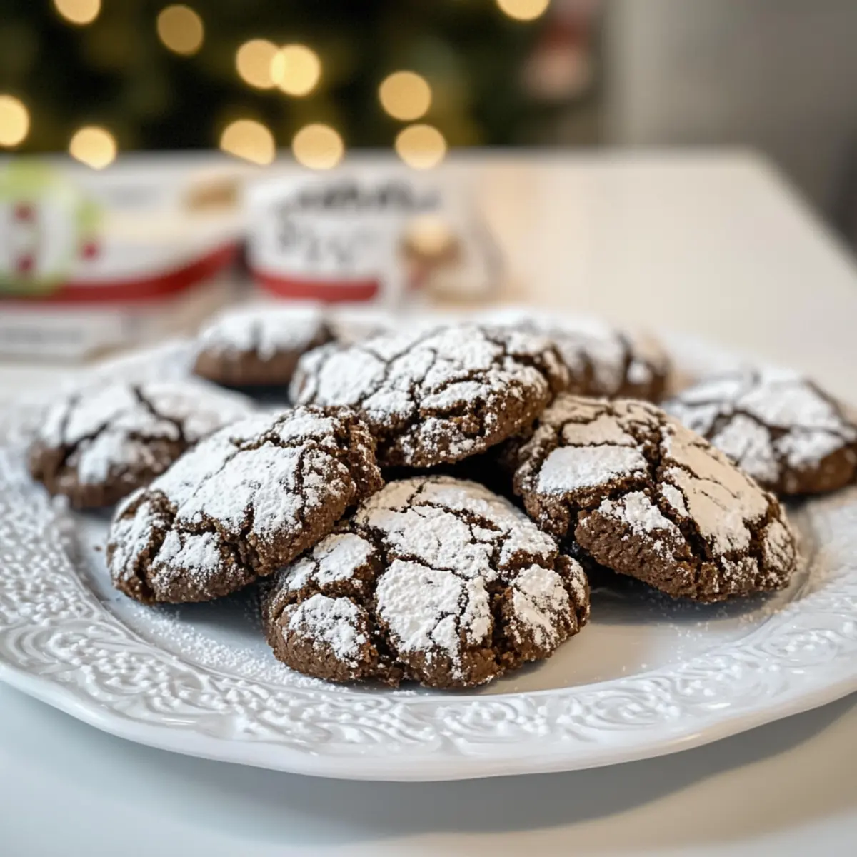 Schoko Crinkle Kekse für die besten Feiertage
