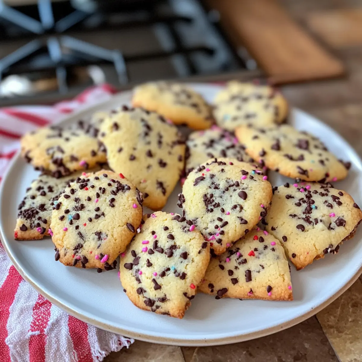 Stracciatella Plätzchen – Einfache, leckere Kekse