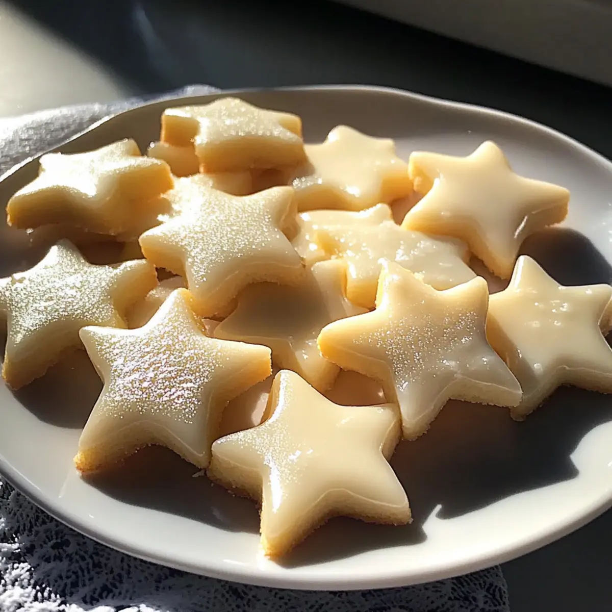 Zarte Zitronensterne: Frische Kekse für jede Feier